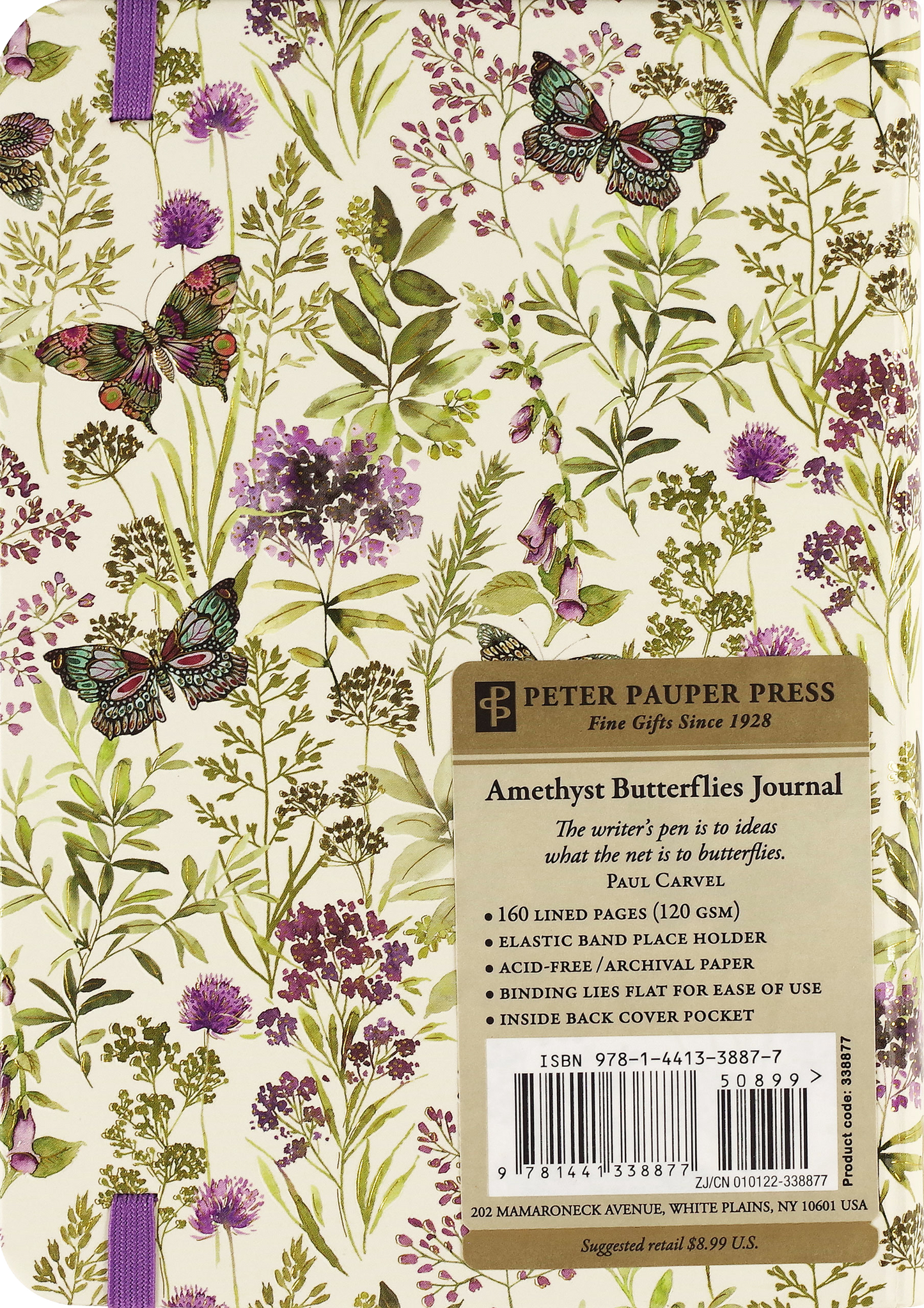 Amethyst Butterflies Journal