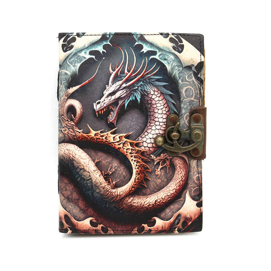 Dragon's Den Blank Leather Journal (5 x 7 in.)