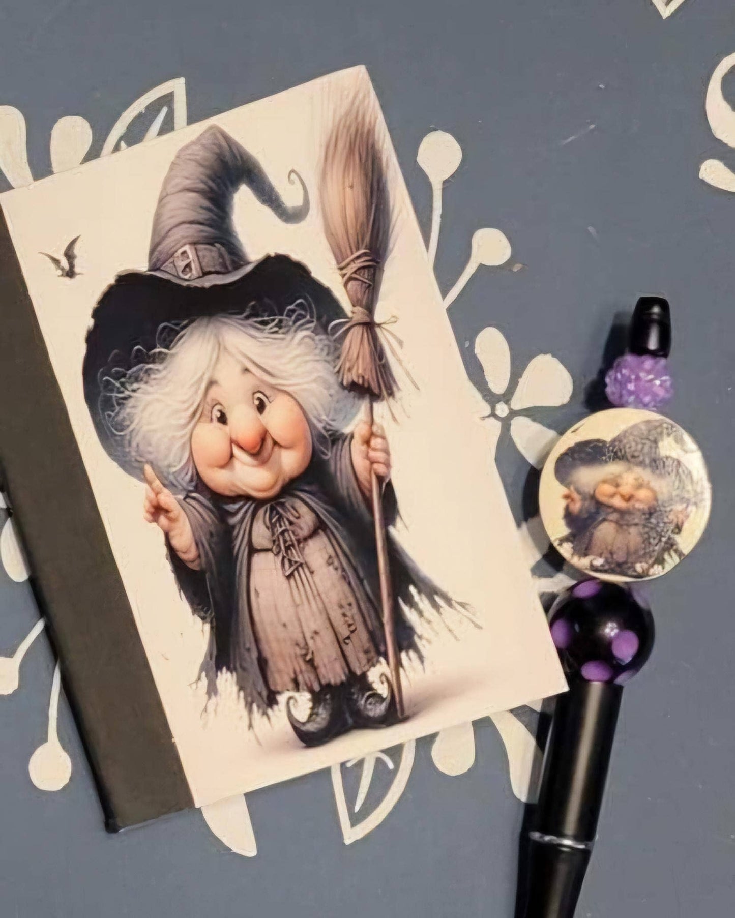 Witch, Old Witch Covered Notebook: Pocket 3.25x4.5