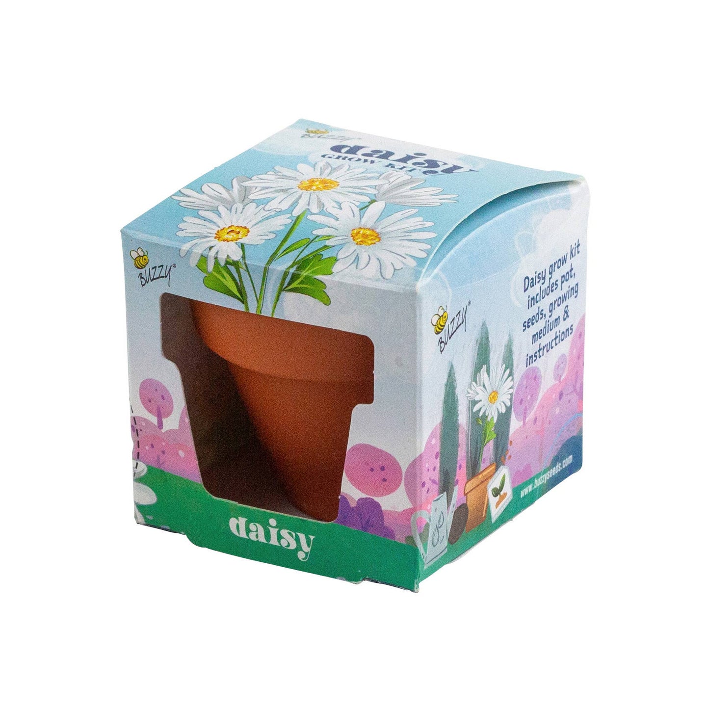 Mini Terracotta Daisy Grow Kit | Indoor Garden | Gift