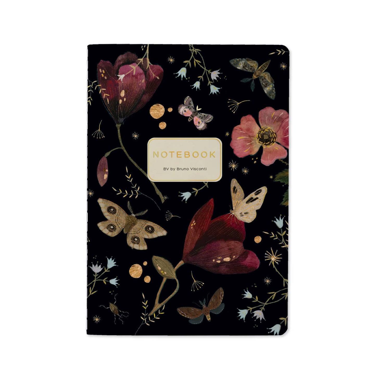 A5 Notebook -  Butterflies and Night Flowers