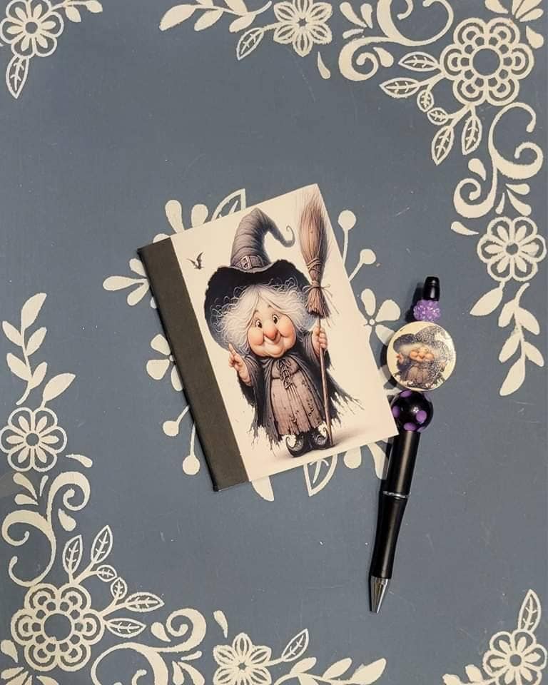 Witch, Old Witch Covered Notebook: Pocket 3.25x4.5