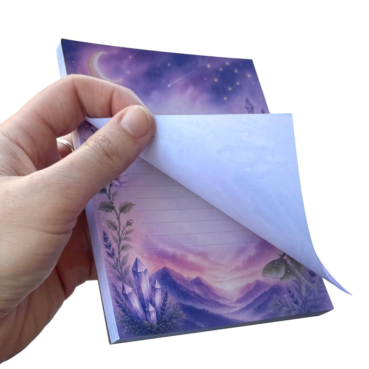 Celestial Notepad, 50 Sheets, 4.25" x 5.5" Stationery