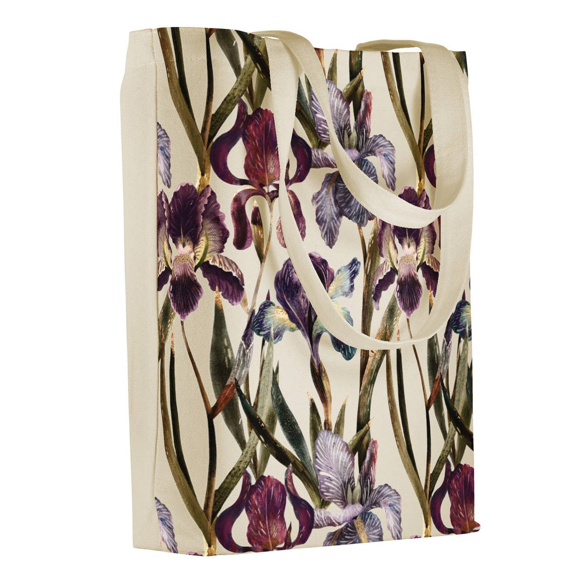 Canvas Shopper Bag - Irises (CASE PACK OF 3)