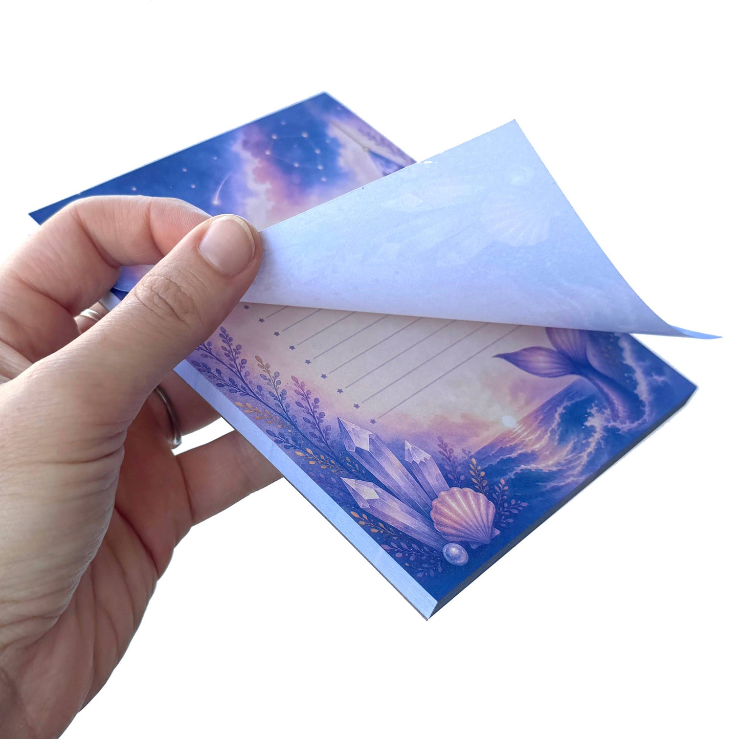 Mermaid Notepad, 50 Sheets, 4.25" x 5.5" Stationery