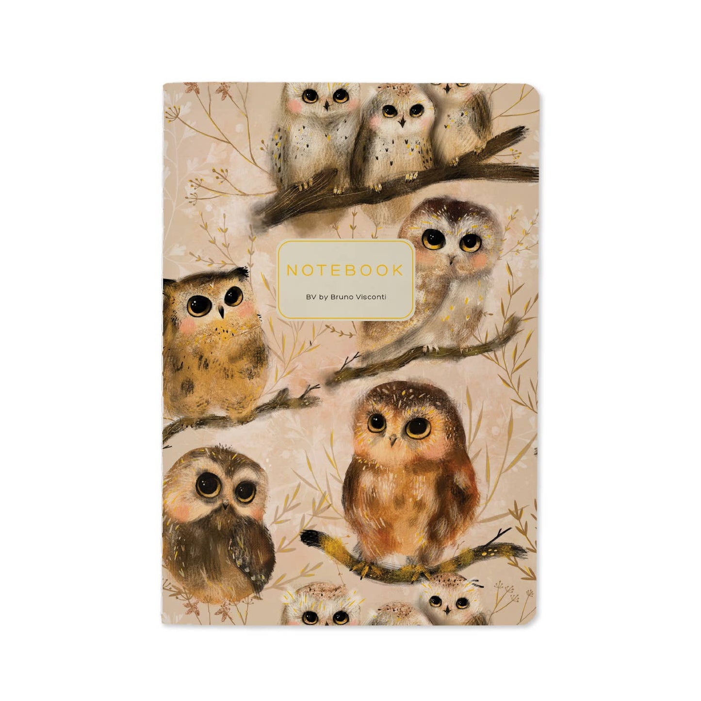 A5 Notebook -  Owlets