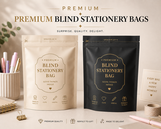 Premium Blind Stationery Bag