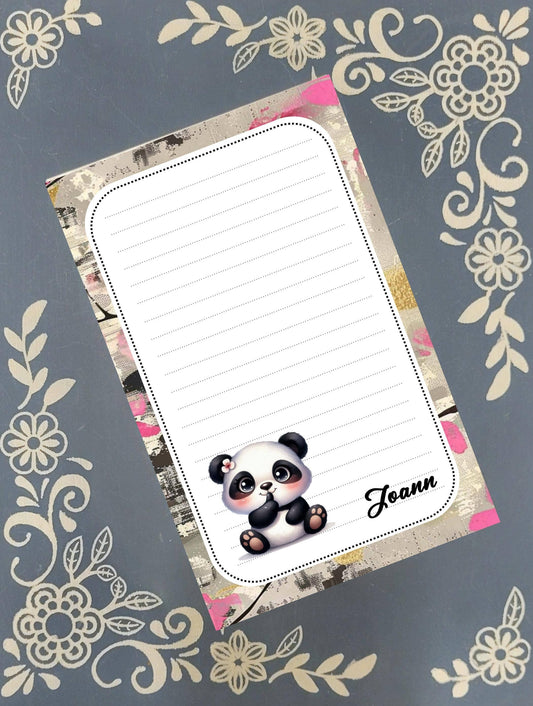 Notepad Panda, Cute Panda, Stationery: 40 pages
