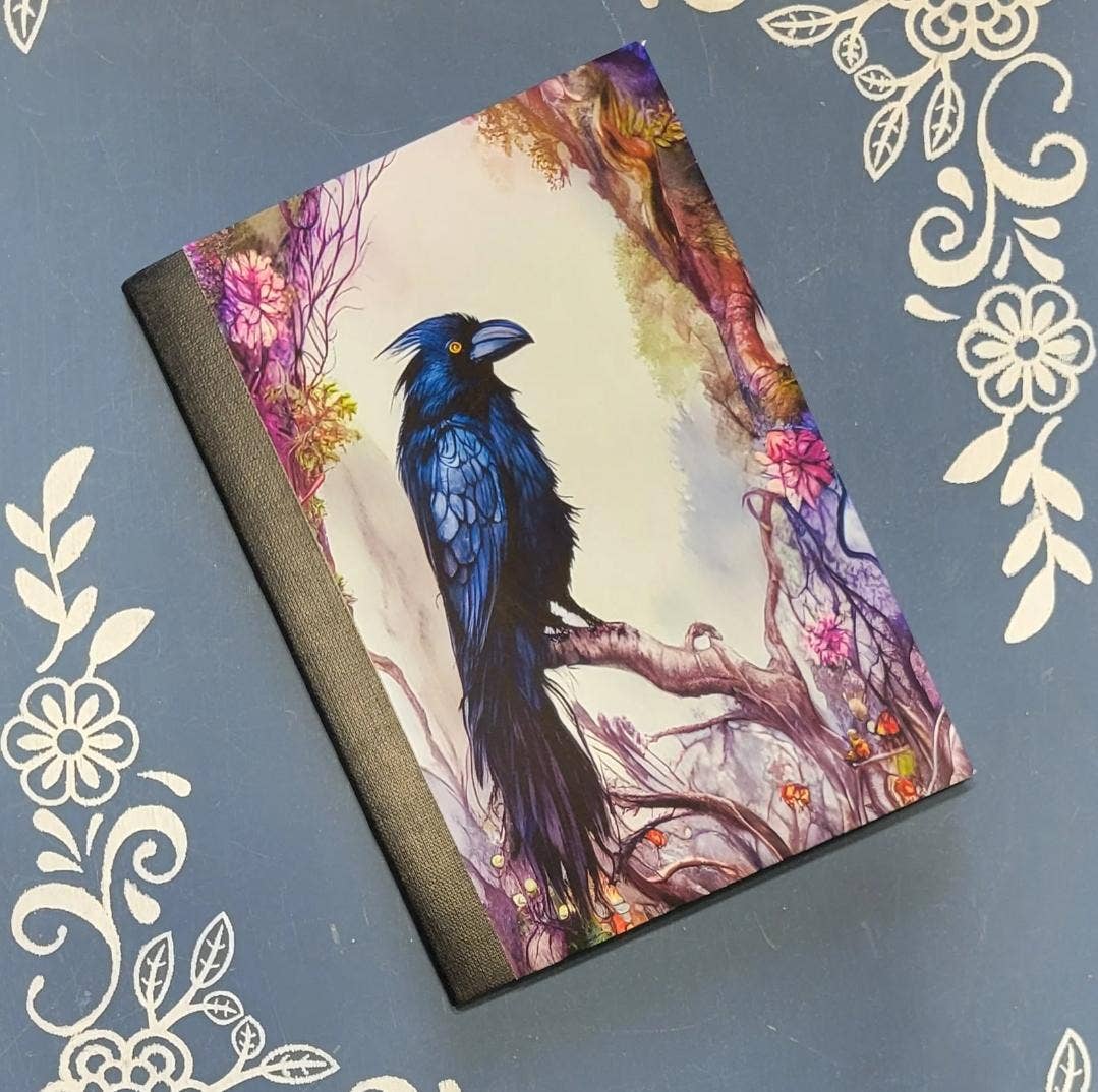 Raven 1, Covered Notebook: Pocket 3.25x4.5