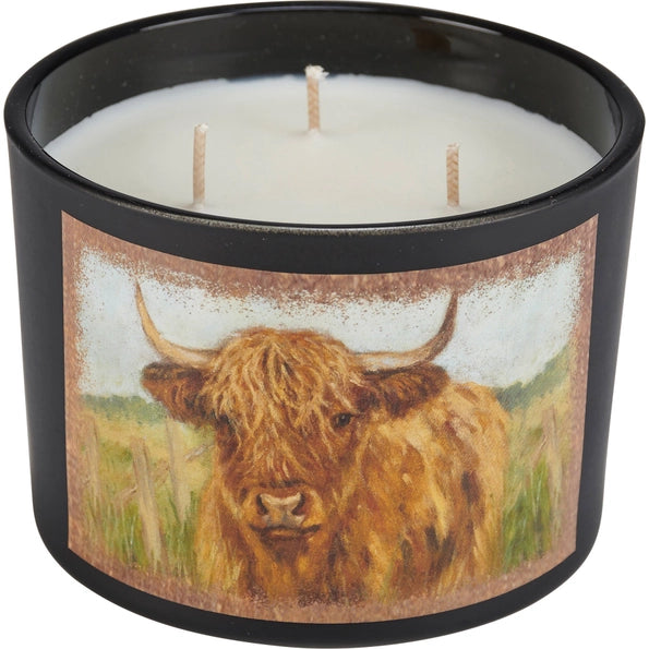 Highland Cow Candle