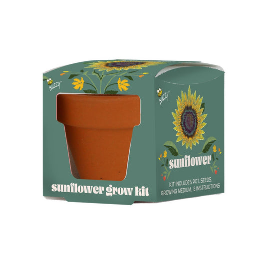 Mini Grow Pot Sunflower Kit | Indoor Gift | Eco-Friendly