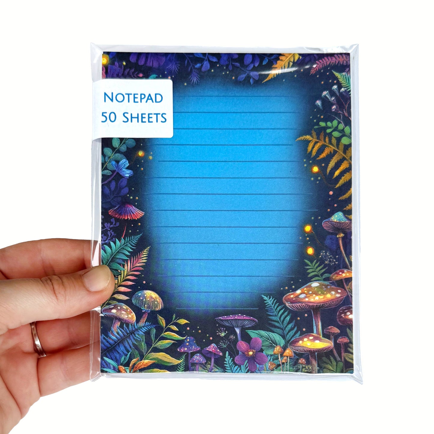 Enchanted Forest Notepad, 50 sheets, 4.25"x 5.5" Stationery