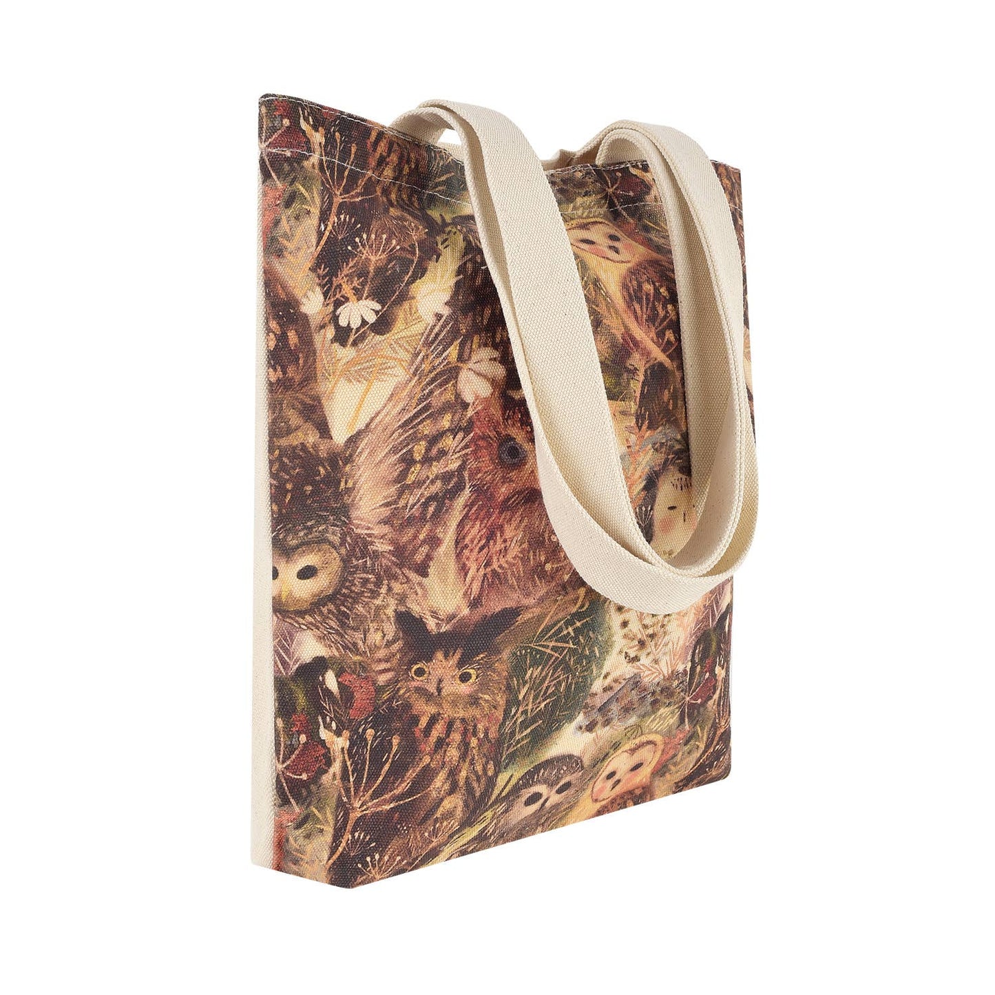Canvas Shopper Bag - Owls