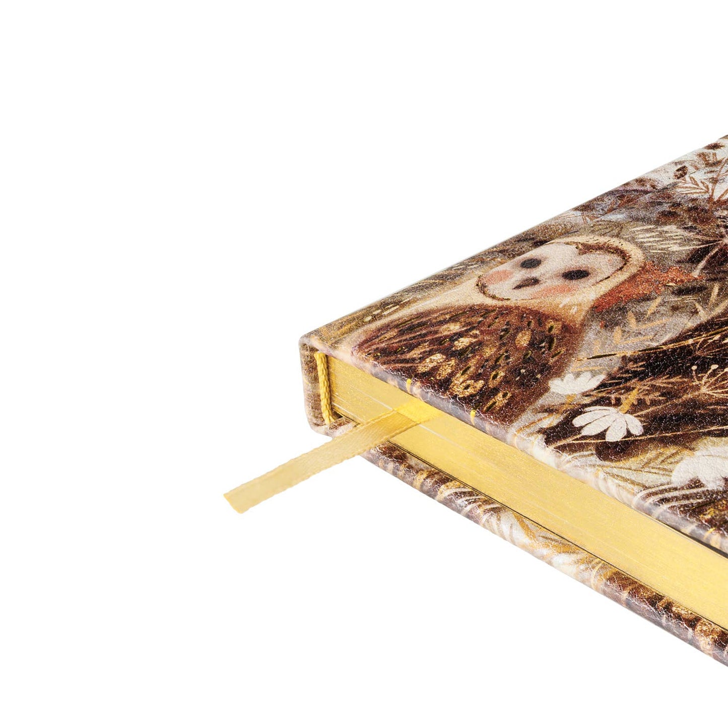 A6 Vegan Leather Hardcover Journal - Owls