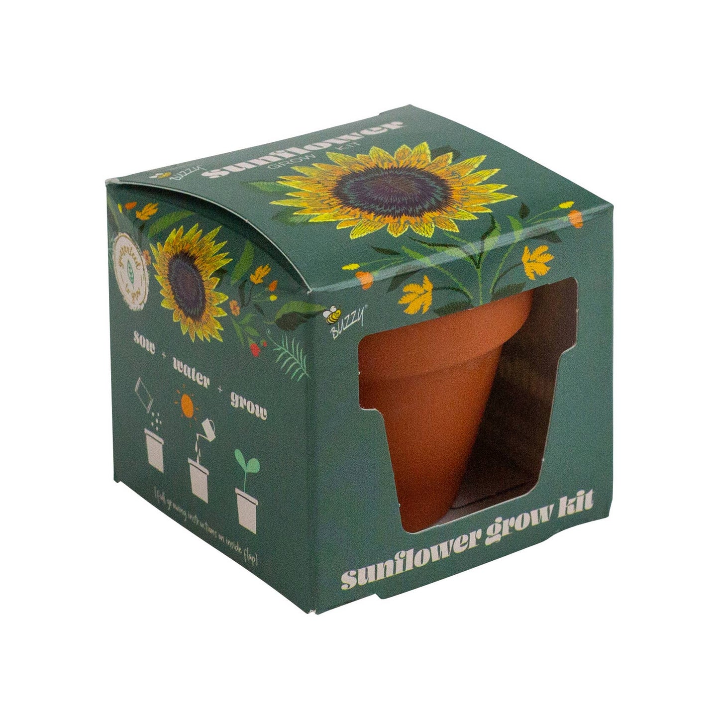 Mini Grow Pot Sunflower Kit | Indoor Gift | Eco-Friendly