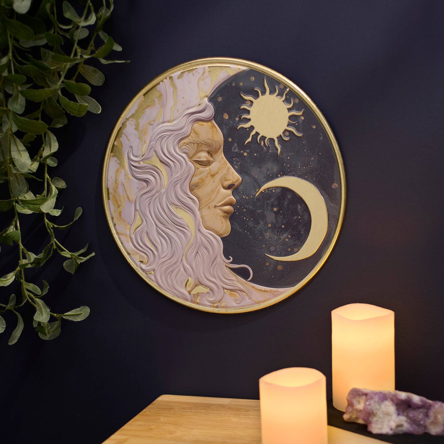 Lady Moon Wall Decor